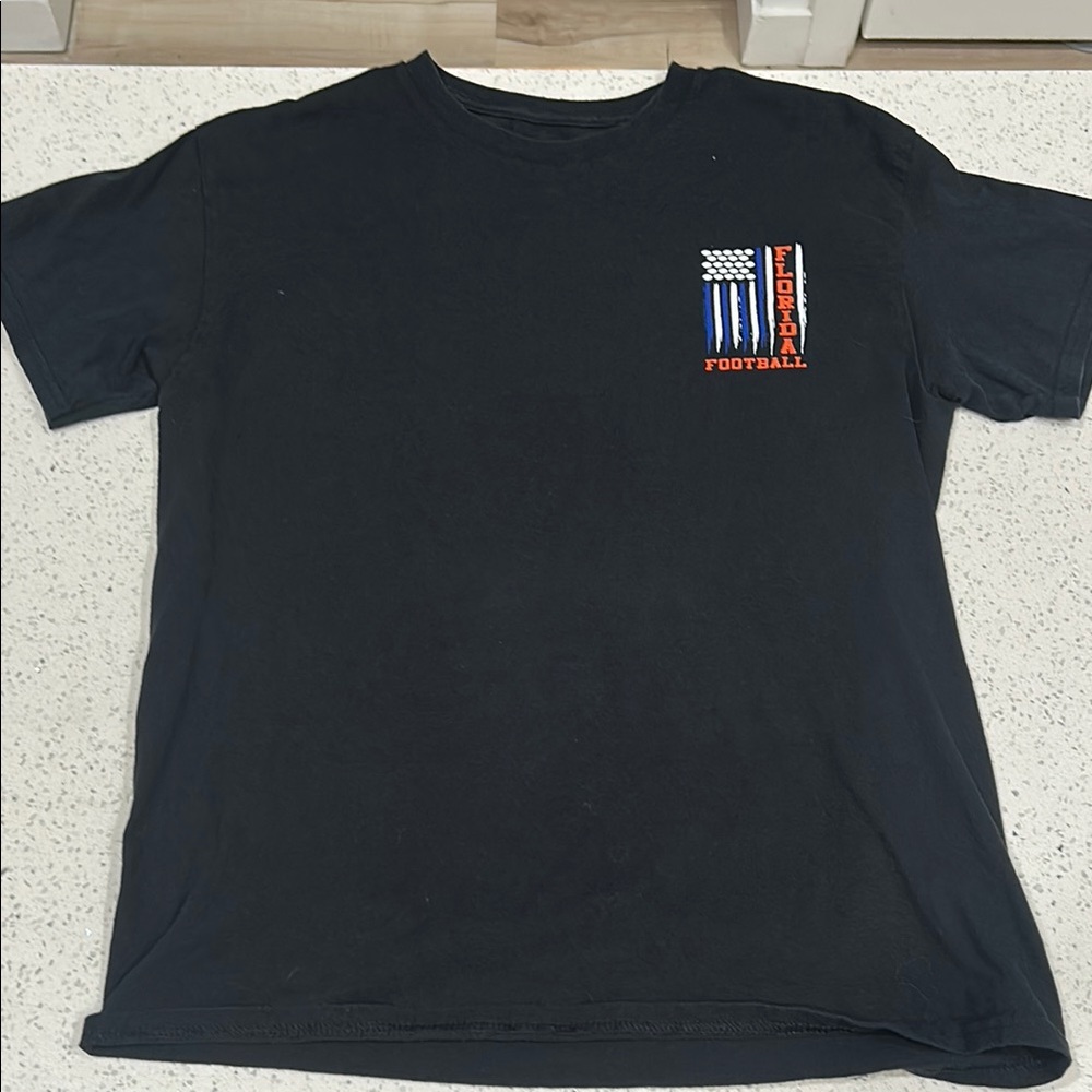 Black T-Shirt with Graphic Print